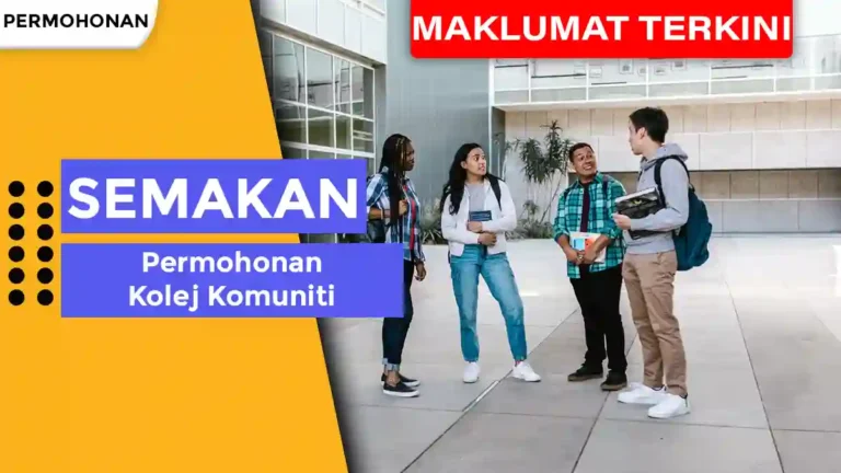 Semakan Permohonan Kolej Komuniti