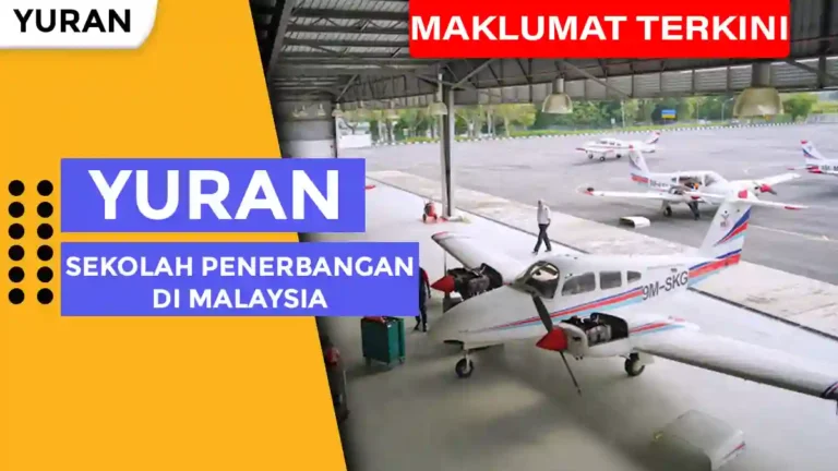 Yuran Sekolah Penerbangan di Malaysia