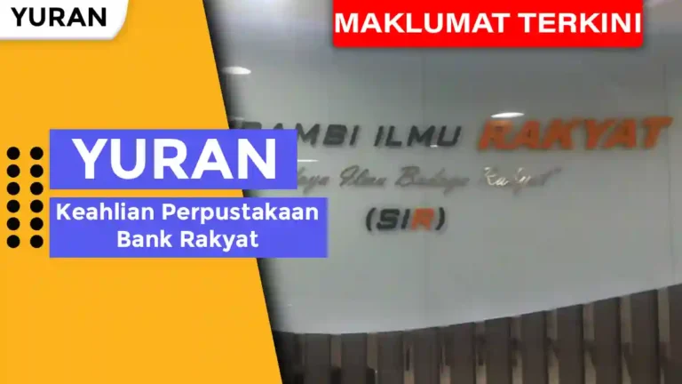 yuran Keahlian Perpustakaan Bank Rakyat