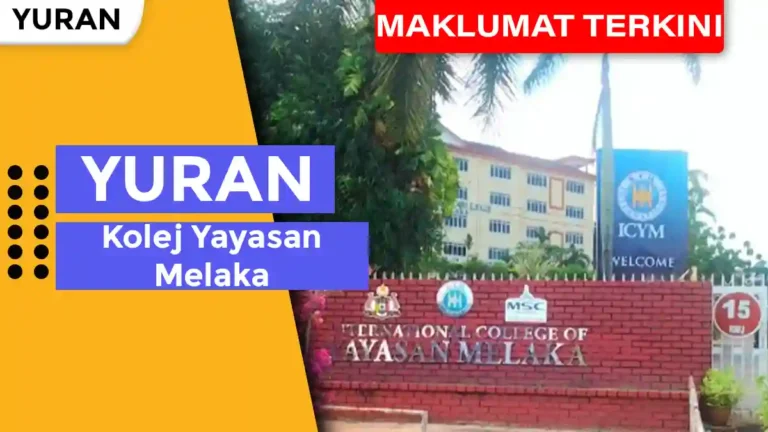 Yuran Kolej Yayasan Melaka