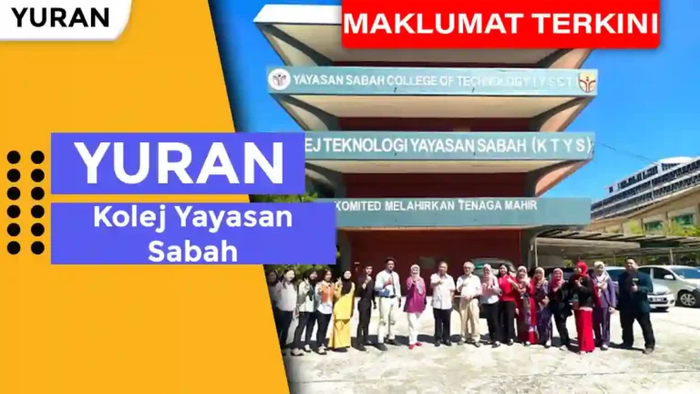 Yuran Kolej Yayasan Sabah