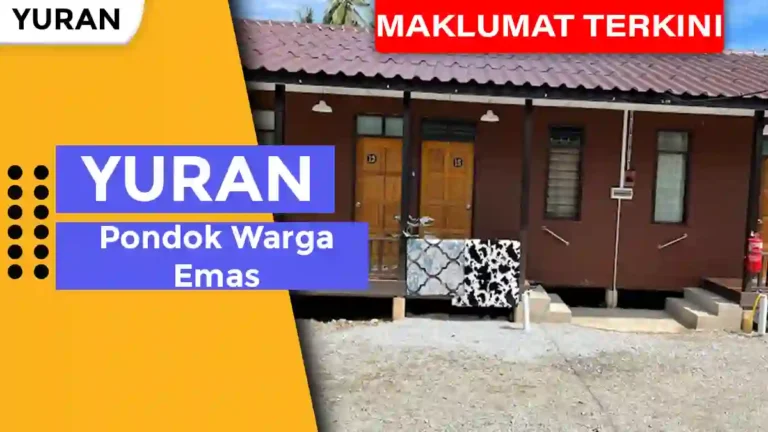 Yuran Pondok Warga Emas
