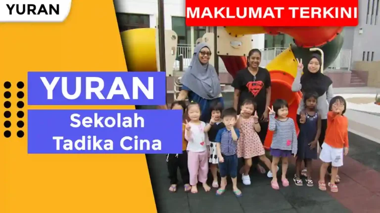 Yuran Sekolah Tadika Cina
