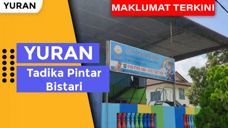 Yuran Tadika Pintar Bistari