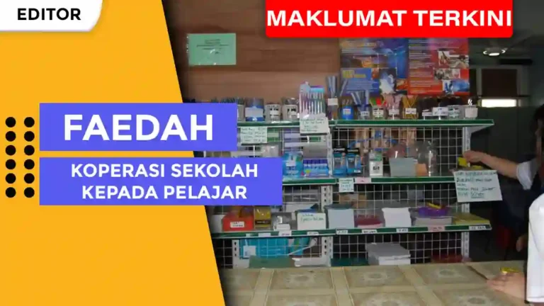 Faedah Koperasi Sekolah Kepada Pelajar