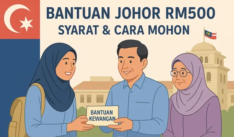 Bantuan Johor RM500 Syarat, Cara Mohon & Kelayakan