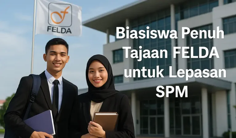 Biasiswa Penuh Tajaan FELDA untuk Lepasan SPM