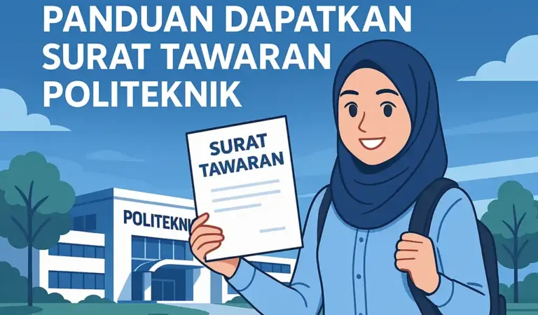 Cara Dapatkan Surat Tawaran Politeknik, Lengkap