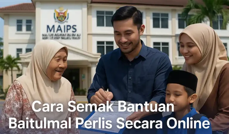 Cara Semak Bantuan Baitulmal Perlis Secara Online