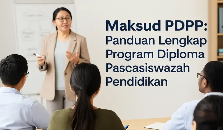 Maksud PDPP, Program Diploma Pascasiswazah Pendidikan!