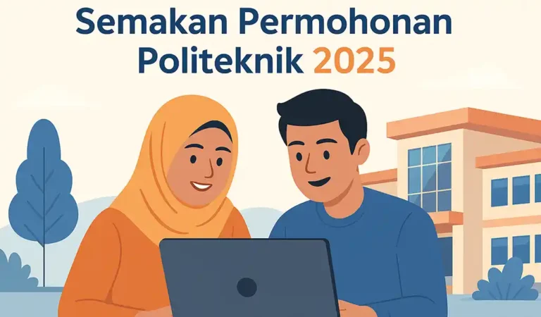 Semakan Permohonan Politeknik Cara & Tarikh Rasmi