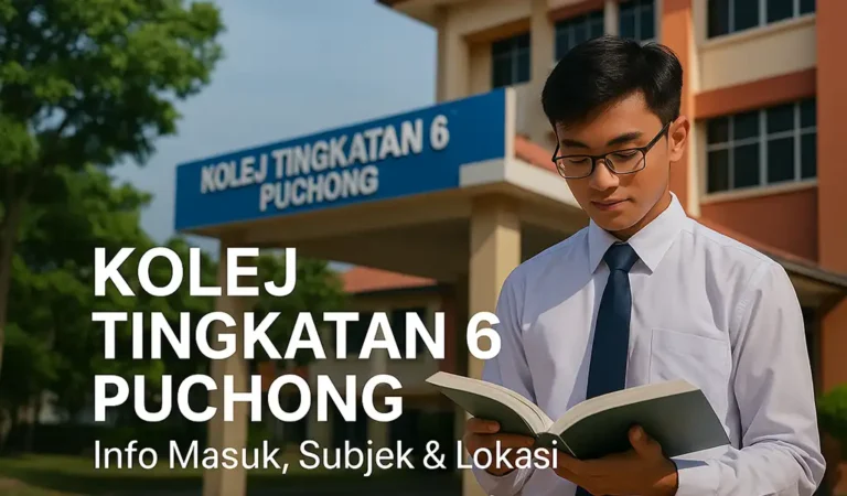 Kolej Tingkatan 6 Puchong dan Syarat Kemasukan