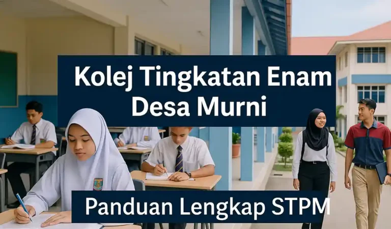 Kolej Tingkatan Enam Desa Murni & Syarat Kemasukan