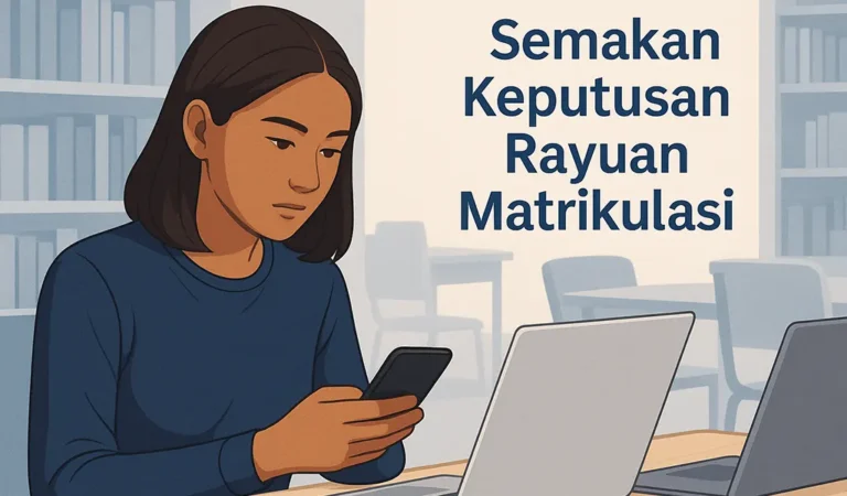 Semakan Keputusan Rayuan Matrikulasi Tarikh & Cara